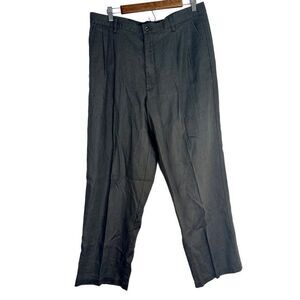 Eddie Bauer Mens Linen Sage Green Dress Pants NWT Size 36x30 Timeless Essential